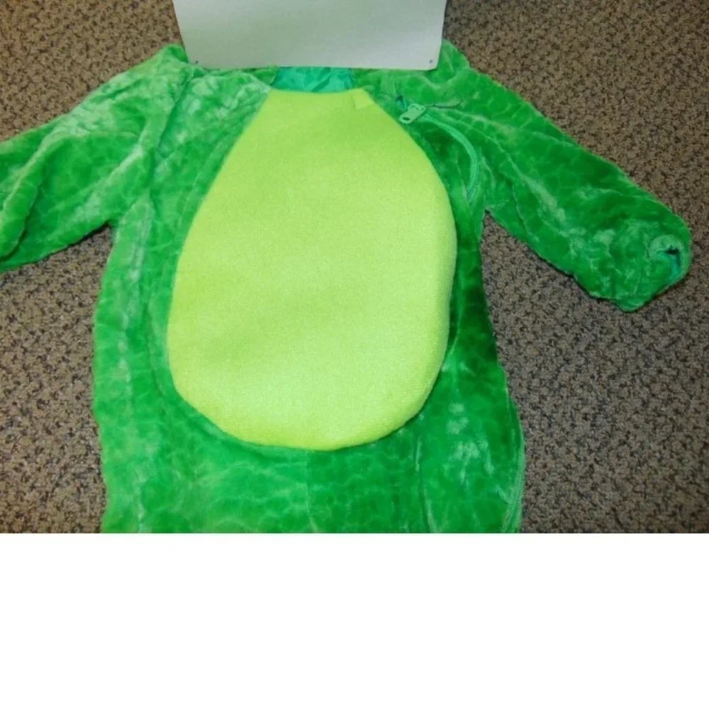 Dinosaur Triceratops 6/12 months Halloween Costume 1 Pc Hooded Jumpsuit Baby